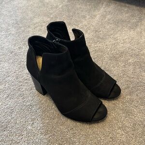 Black Suede Booties